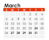 District School Academic Calendar for Deer Run Elementary for March 2023