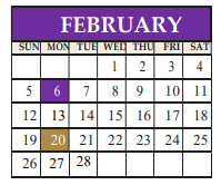 District School Academic Calendar for Marble Falls Middle School for February 2023