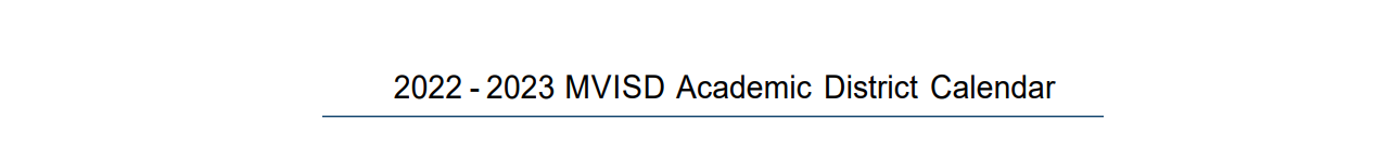 District School Academic Calendar for Medina Valley H S