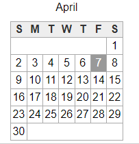 District School Academic Calendar for Shepherd Junior High School for April 2023