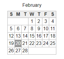 District School Academic Calendar for Frost Elementary School for February 2023