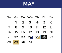 District School Academic Calendar for Gray Elementary for May 2023