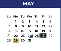 District School Academic Calendar for Mcdonald Middle School for May 2023