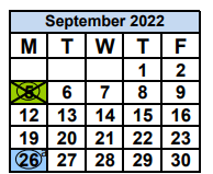 District School Academic Calendar for Earlington Heights Elementary School for September 2022