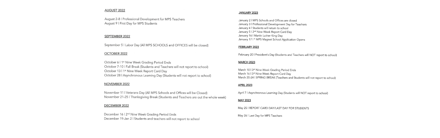 District School Academic Calendar Key for Loveless Academic Magnet Program High School