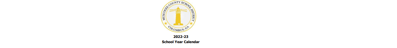 District School Academic Calendar for Wynnton Elementary School