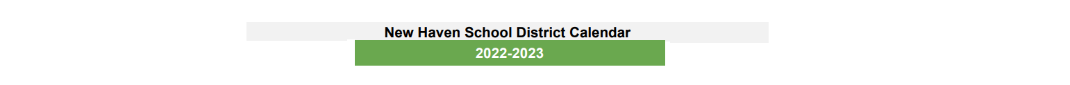 District School Academic Calendar for Edgewood School