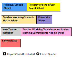 District School Academic Calendar Legend for Ecc At Stuart