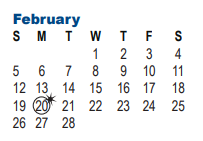 District School Academic Calendar for Adams Hill Elementary School for February 2023