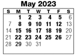 District School Academic Calendar for Central High School for May 2023