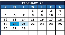 District School Academic Calendar for Morris Fifth Grade Center for February 2023