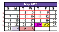 District School Academic Calendar for Austin Elementary for May 2023