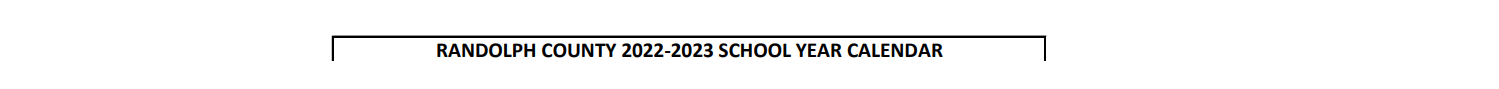 District School Academic Calendar for Ramseur Elementary