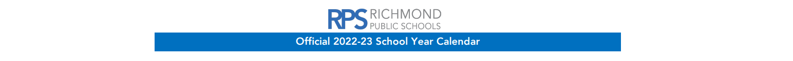 District School Academic Calendar for Richmond Acceleration Prgm