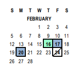 District School Academic Calendar for Highgrove Elementary for February 2023