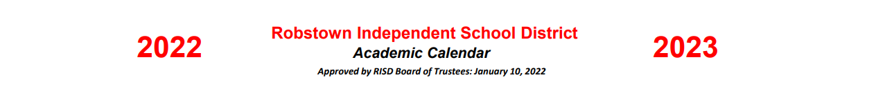 District School Academic Calendar for Martin El