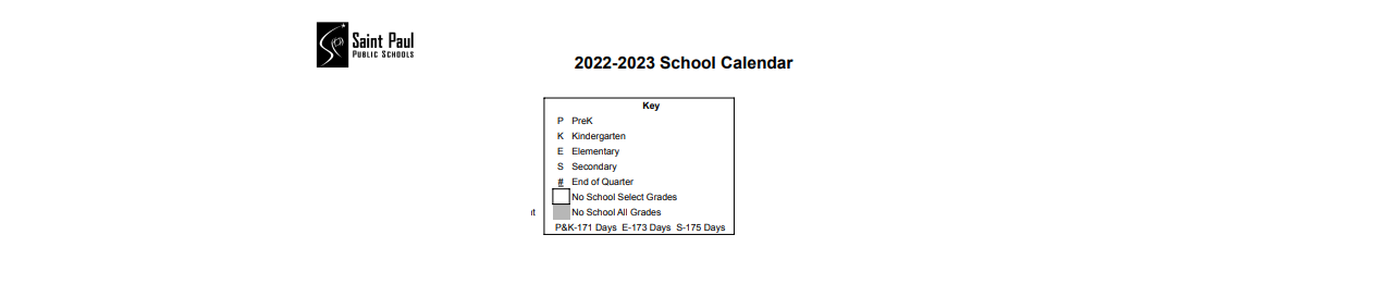 District School Academic Calendar Key for On Line Learning Secondary