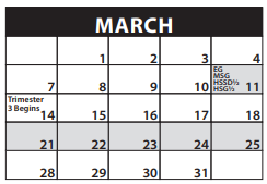 District School Academic Calendar for Hayesville Elementary School for March 2023