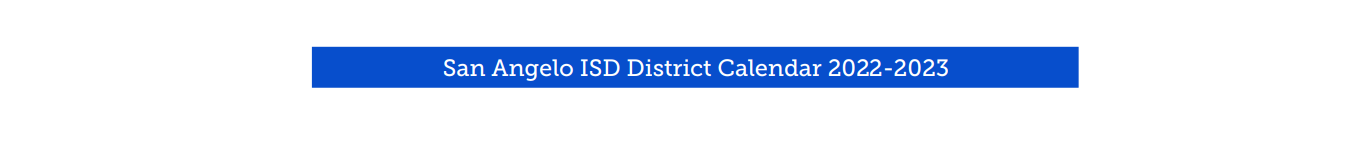 District School Academic Calendar for Blackshear Head Start