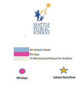 District School Academic Calendar Legend for Gatzert Elementary School