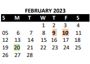 District School Academic Calendar for Roesland Elem for February 2023