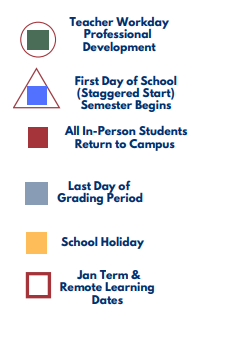 District School Academic Calendar Legend for Wright Elementary School