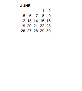 District School Academic Calendar for Longfellow Elem - 27 for June 2023