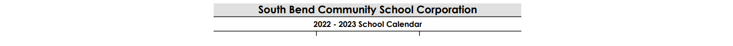 District School Academic Calendar for Hay Primary Center