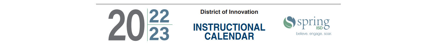 District School Academic Calendar for Spring High School