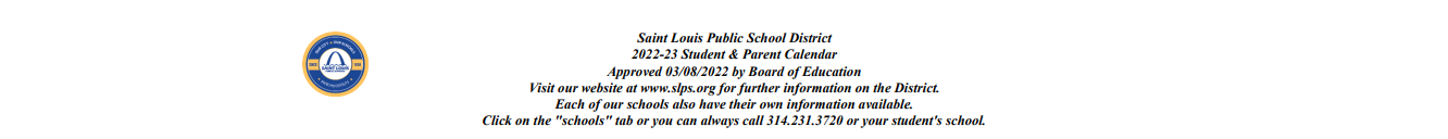 District School Academic Calendar for Kennard/classical JR. ACAD.