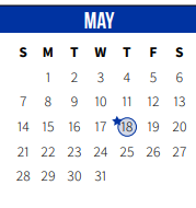 District School Academic Calendar for Operation Jumpstart Alternative School for May 2023