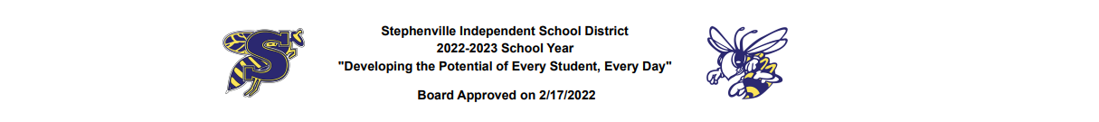 District School Academic Calendar for Stephenville H S