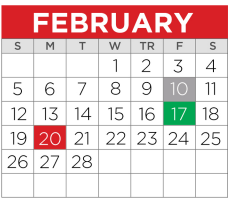 District School Academic Calendar for Kennedy Elementary for February 2023