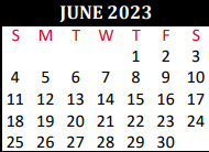 District School Academic Calendar for Tomball Alternative Education Cent for June 2023
