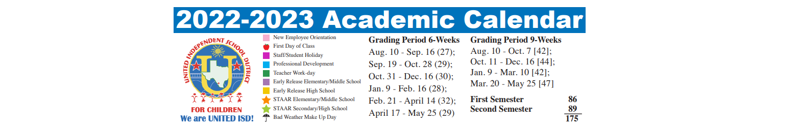 District School Academic Calendar for Henry Cuellar Elementary