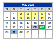 District School Academic Calendar for Austin Elementary for May 2023