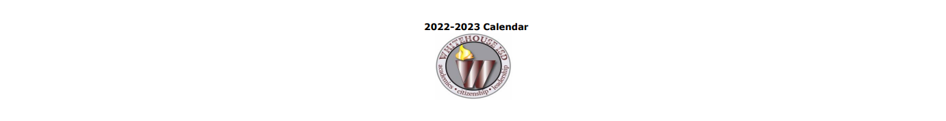 District School Academic Calendar for Whitehouse Isd - Jjaep