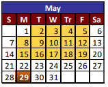 District School Academic Calendar for Indian Ridge Middle School for May 2023