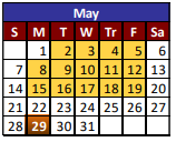 District School Academic Calendar for Desert View Middle School for May 2023