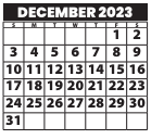 District School Academic Calendar for Madison Middle for December 2023