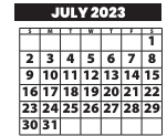 District School Academic Calendar for Marie M Hughes Elem for July 2023
