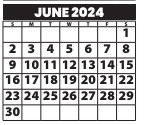 District School Academic Calendar for Madison Middle for June 2024