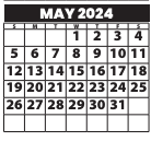 District School Academic Calendar for Madison Middle for May 2024