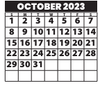 District School Academic Calendar for Madison Middle for October 2023