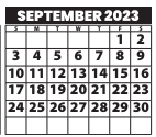 District School Academic Calendar for Madison Middle for September 2023