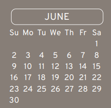 District School Academic Calendar for Mendel Elementary for June 2024