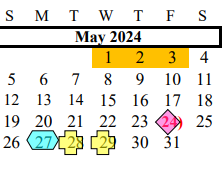 District School Academic Calendar for Manvel High School for May 2024