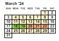 District School Academic Calendar for Marion Donaldson Elementary School for March 2024