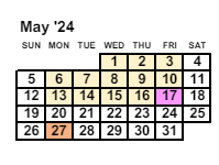 District School Academic Calendar for Marion Donaldson Elementary School for May 2024