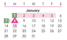 District School Academic Calendar for Chugiak Elementary for January 2024